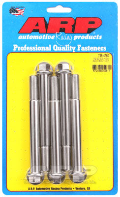 ARP 745-4750 SAE Bolt Kit 1/2-20 x 4.750 hex SS bolts Photo-0 