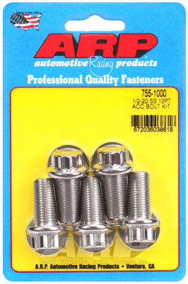 ARP 755-1000 SAE Bolt Kit 1/2-20 x 1.000 12pt SS bolts Photo-0 