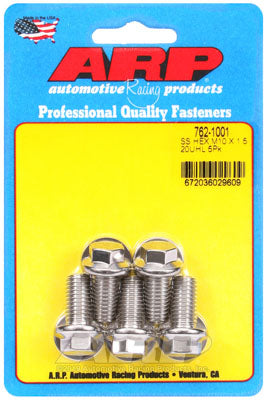 ARP 762-1001 Metric Thread Bolt Kit M10 x 1.50 x 20mm hex SS bolts Photo-0 