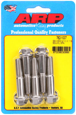 ARP 762-1007 Metric Thread Bolt Kit M10 x 1.50 x 50mm hex SS bolts Photo-0 