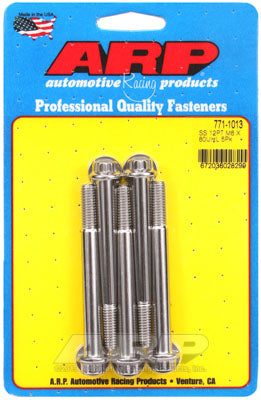 ARP 771-1013 Metric Thread Bolt Kit M8 x 1.25 x 80 12pt SS bolts Photo-0 