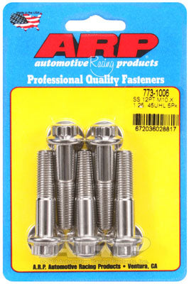 ARP 773-1006 Metric Thread Bolt Kit M10 x 1.25 x 45 12pt SS bolts Photo-0 