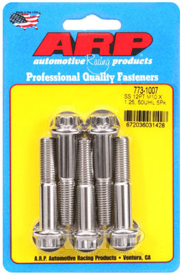 ARP 773-1007 Metric Thread Bolt Kit M10 x 1.25 x 50 12pt SS bolts Photo-0 