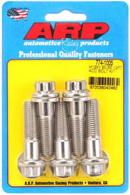 ARP 774-1005 Metric Thread Bolt Kit M12 x 1.50 x 45 12pt SS bolts Photo-0 