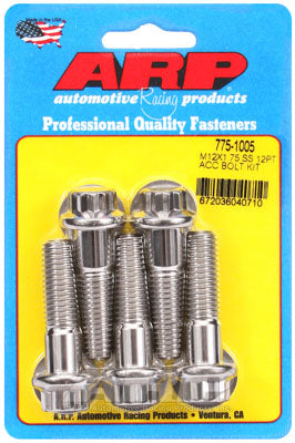 ARP 775-1005 Metric Thread Bolt Kit M12 X 1.75 X 45 12pt SS bolts Photo-0 