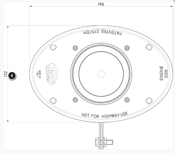 BMC ACOTA70/85L200-B-WP OTA: OVAL TRUMPET AIR-BOX Photo-3 