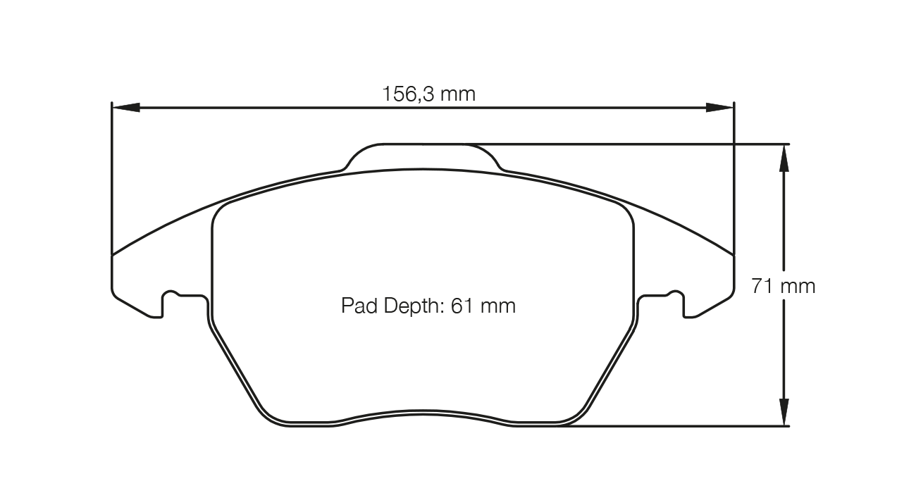 PAGID 8001-RSL29 Front brake pads RSL29 AUDI A3 3.2/TT 3.2/GOLF GTi mk5 Photo-0 