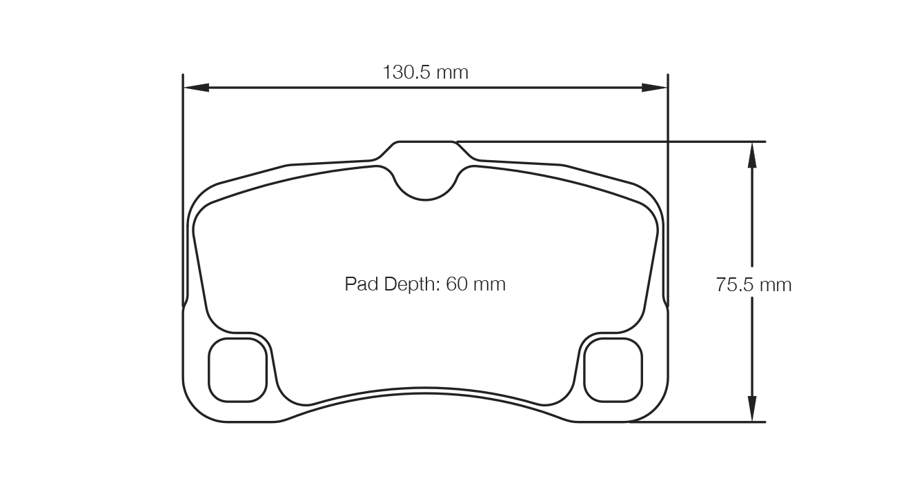 PAGID 8006-RSL1 Rear brake pads RSL1 PORSCHE 997 GT3/GT2/Turbo/Carrera Mk2 Photo-0 