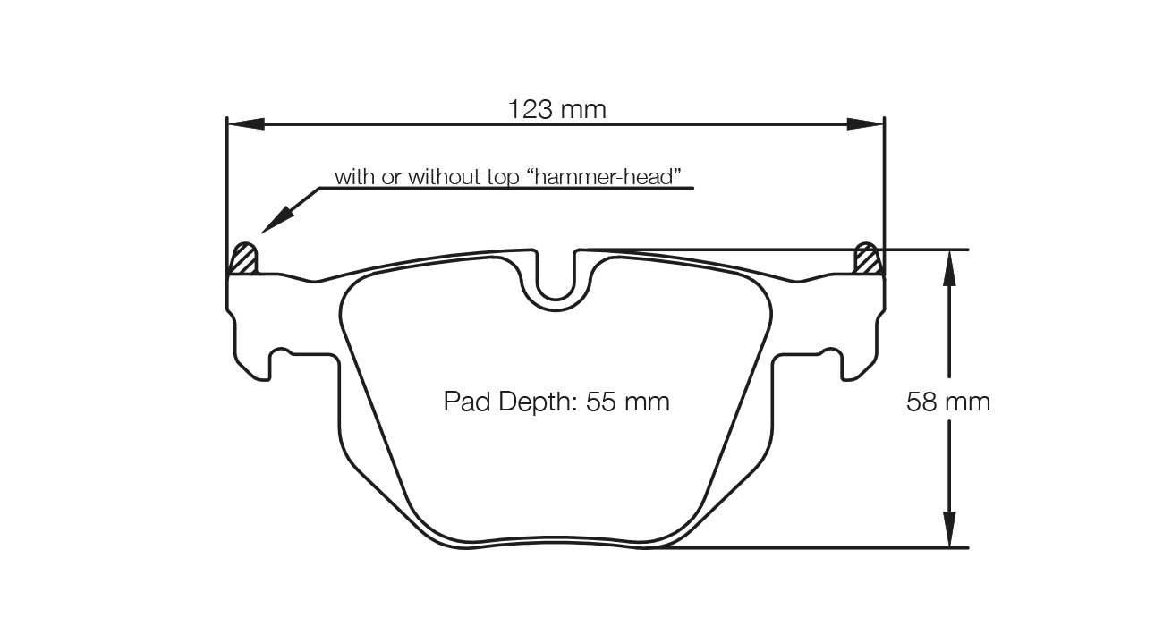 PAGID 8051-RSL19 Rear brake pads RSL19 BMW 335i, 335d [E90/E91/E92] Photo-0 