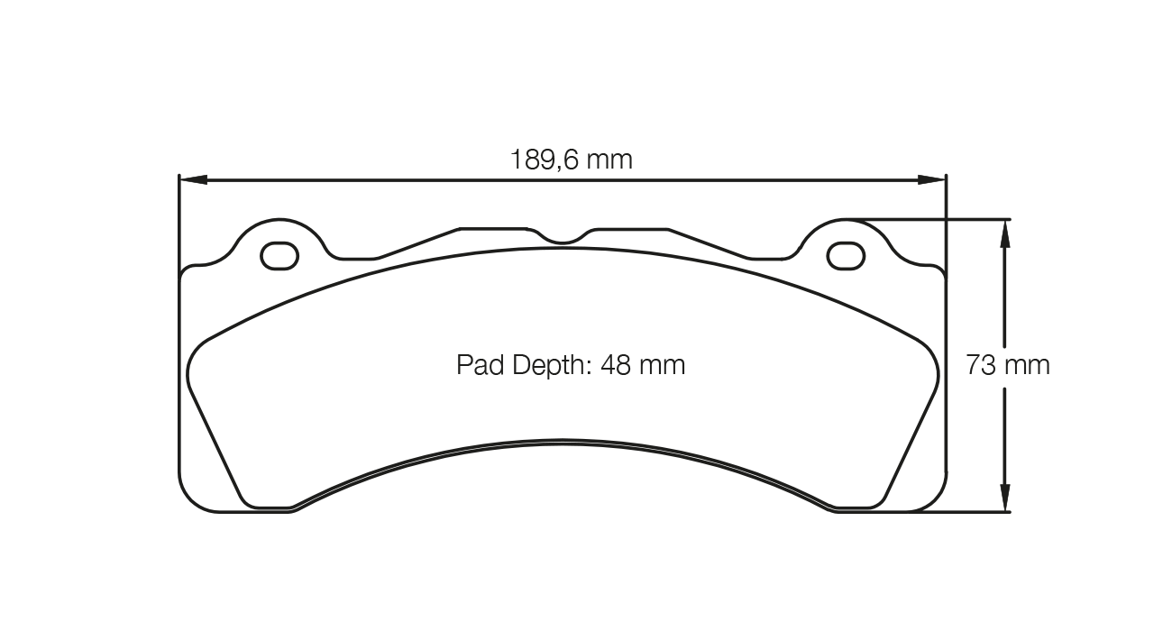 PAGID 8061-RSL29 Brake pads RSL29 Brembo XA5.71.M2 6 piston D48 [caliper family M] Photo-0 