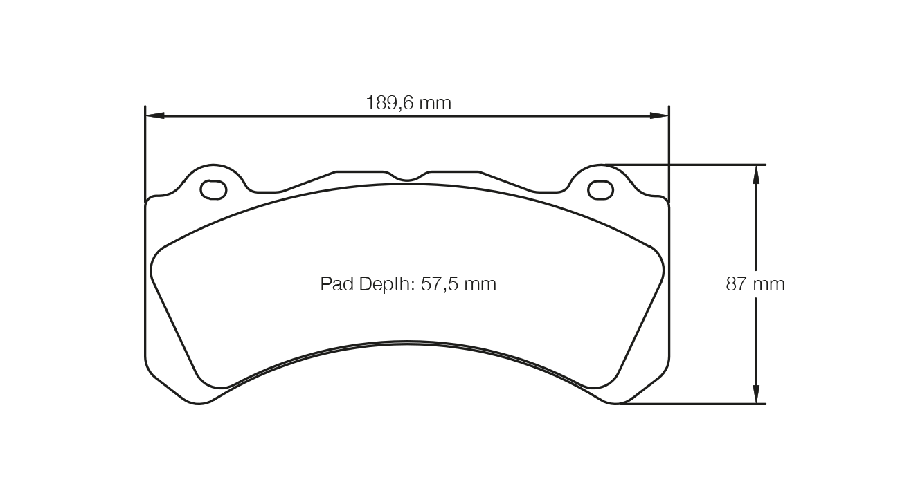 PAGID 8062-RSL1 Brake pads RSL1 Brembo XA5.71.L2 6 piston D57.5 [caliper family J, N] Photo-0 