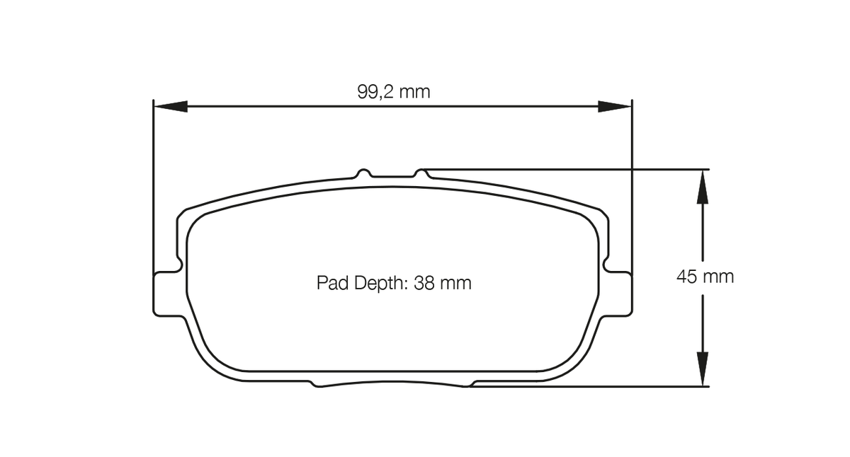 PAGID 8077-RS44 Rear Brake Pads for MAZDA MX-5 Miata ND / Fiat Abarth 124 Spider (Brembo brakes) Photo-0 