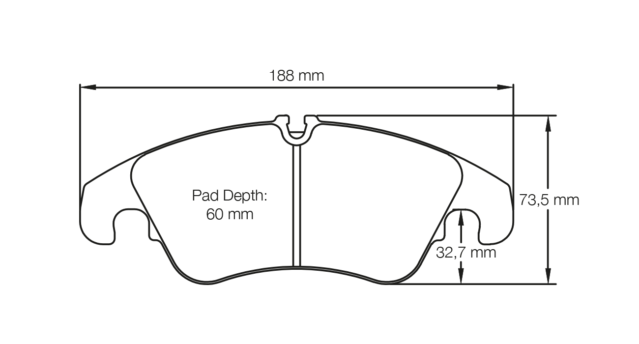 PAGID 8096-RSL19 Front brake pads RSL19 AUDI Q5 [8R] / AUDI S5 (disc Ø 345 mm) / FORD Focus II 2.5RS Photo-0 