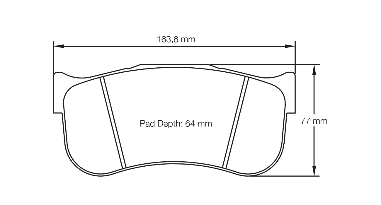 PAGID 8101-RST1 Front brake pads RST1 PORSCHE 991.2 GT2 RS Clubsport / MERCEDES-Benz SLS AMG GT3 [race car] / AUDI R8 LMS GT2 Photo-0 