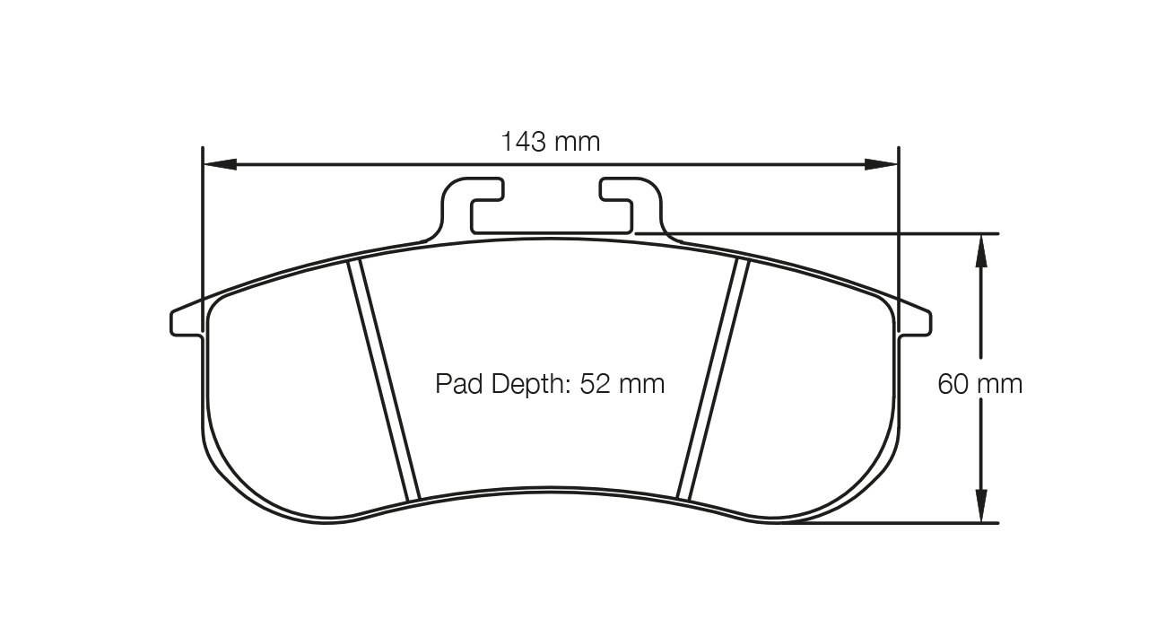 PAGID 8197-RSL29 Front brake pads RSL29 BMW M235i Racing / PFC ZR27 4 piston Photo-1 