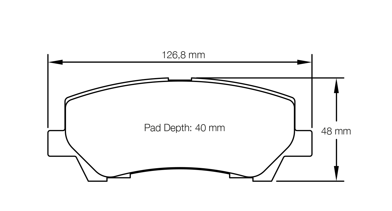 PAGID 8204-RSL29 Rear brake pads RSL29 FORD Mustang GT [performance package - 6 piston Brembo / 15" discs] Photo-0 