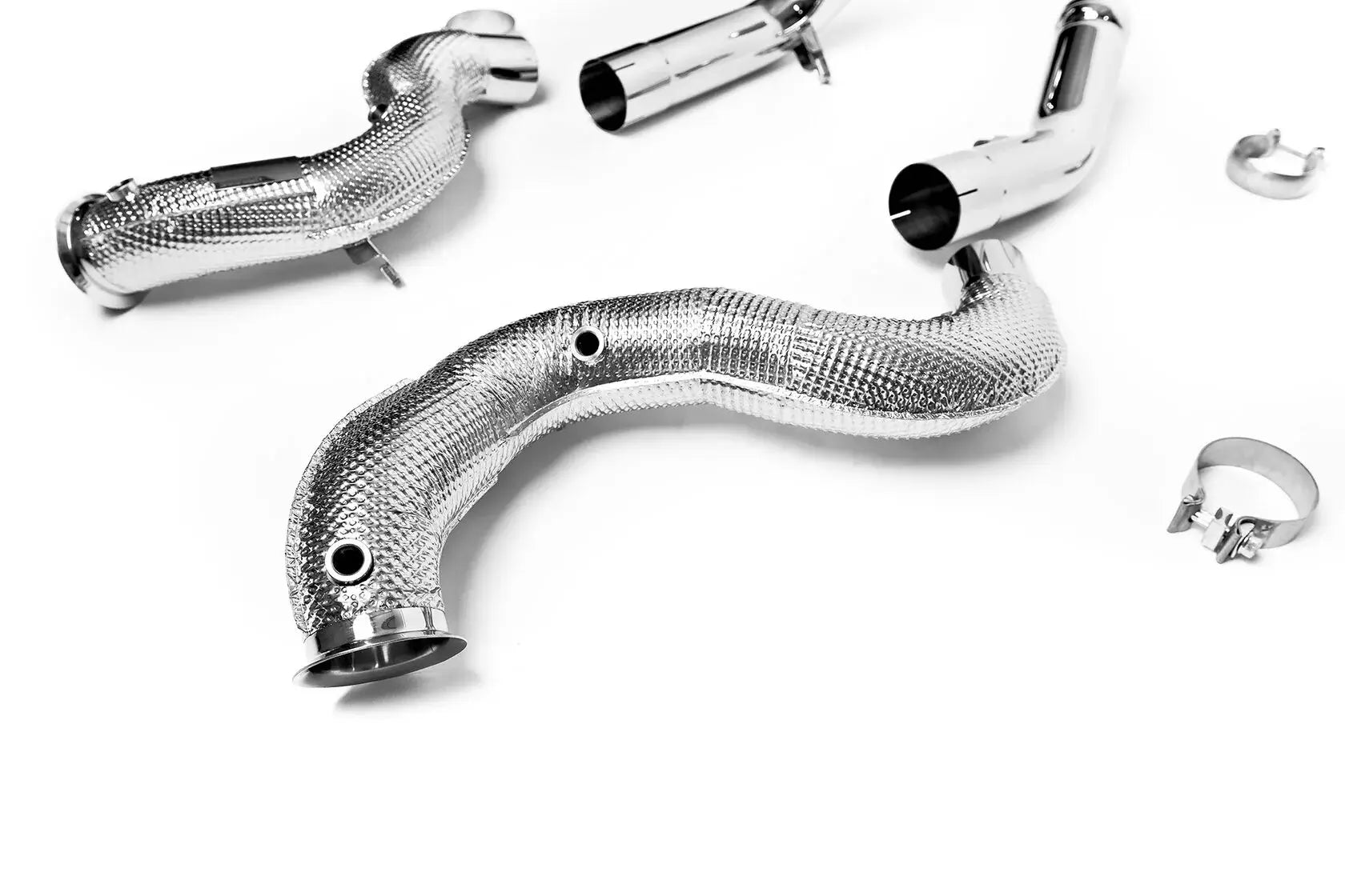 DEIKIN 10-MB.E63.W213-DPT Downpipe for Mercedes-AMG E63 (W213) thermal insulation HeatShield Photo-7 