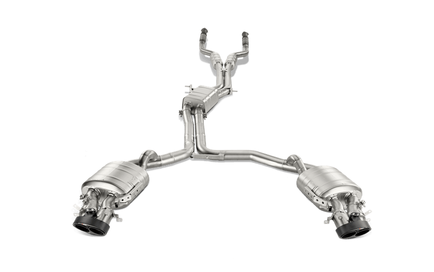 AKRAPOVIC S-AU/TI/4H Evolution Line (Titanium) for AUDI RS7 Sportback (C7) 2014-2018 ECE Type Approval Photo-1 