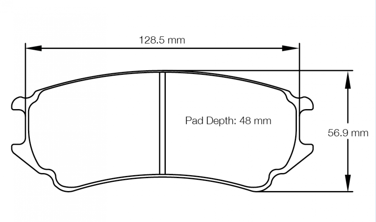 PAGID 8242-RSTD1 Brake pads RST D1 Photo-0 