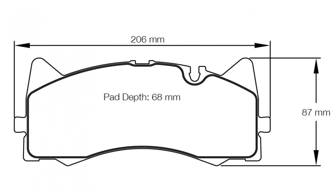 PAGID 8257-RSL29 Front brake pads RSL29 MERCEDES-Benz AMG GTS / C 63 AMG [W205] (disc Ø 360 mm) Akebono caliper Photo-0 