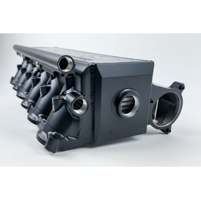 CSF 8400B Charge Air Cooler Manifold RACE X (thermal black finish) for TOYOTA GR Supra (A90/A91) / BMW M340iX (G20/G21) Photo-2 