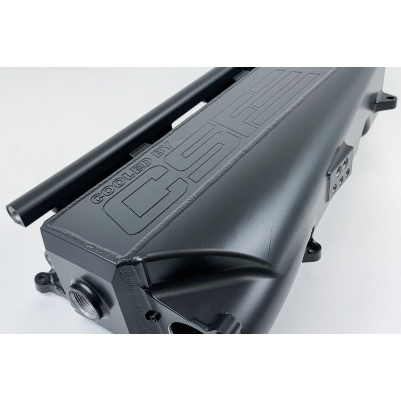 CSF 8400B Charge Air Cooler Manifold RACE X (thermal black finish) for TOYOTA GR Supra (A90/A91) / BMW M340iX (G20/G21) Photo-3 