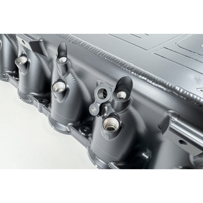 CSF 8400B Charge Air Cooler Manifold RACE X (thermal black finish) for TOYOTA GR Supra (A90/A91) / BMW M340iX (G20/G21) Photo-6 