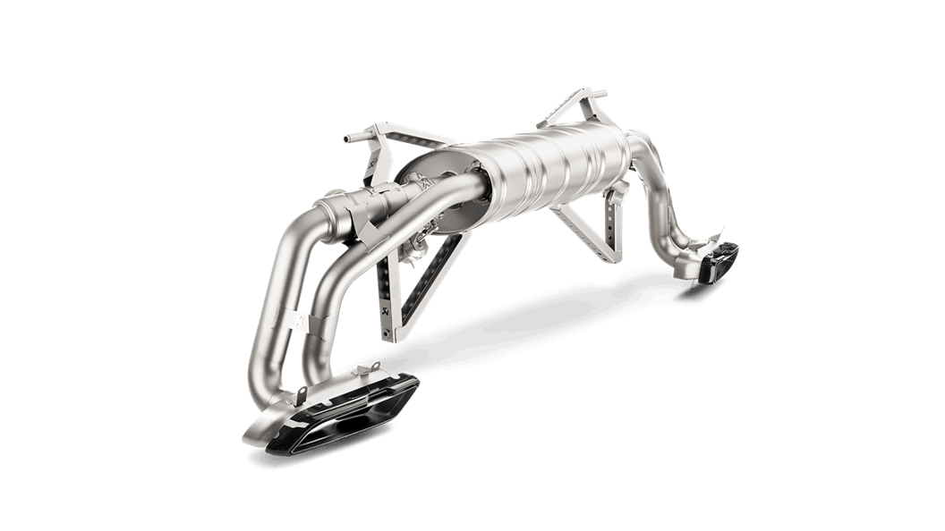 AKRAPOVIC S-AUR8SO3-T Slip-On Line (Titanium) AUDI R8 5.2 FSI Coupé/Spyder 2016-2018 Photo-0 