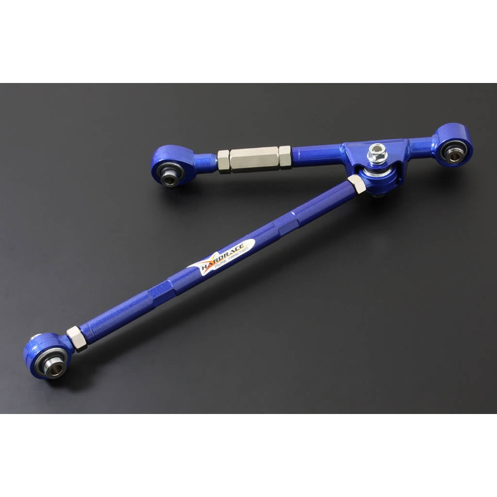 HARDRACE 7342 REAR LOWER ARM + TRACTION ROD Camber Function Pillow Ball. 4PCS/SET MAZDA RX7 Photo-0 