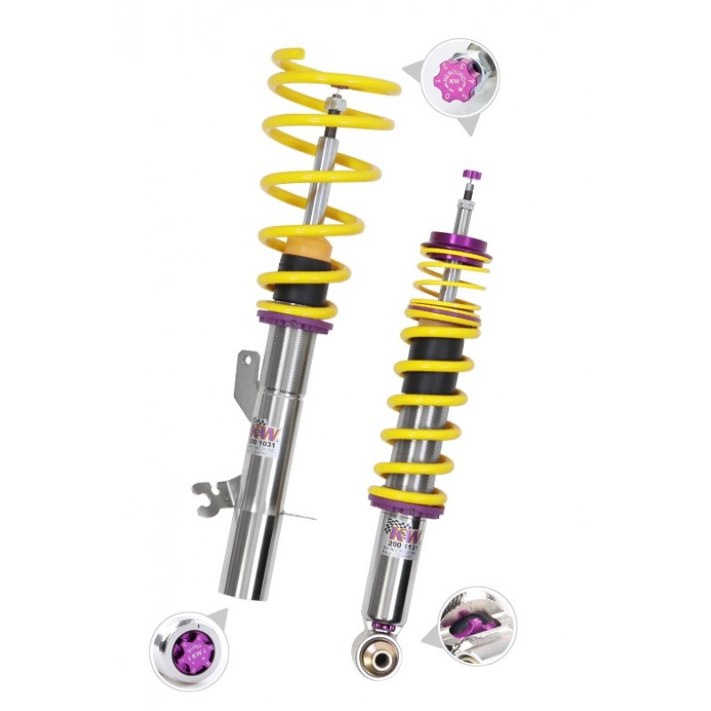 KW 352200BD Coilover Kit INOX V3 BMW 5er / 5-series (F10, F11); (5L, 5K) Photo-0 