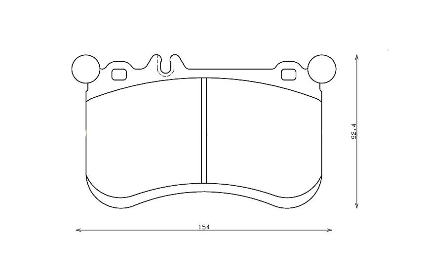 ENDLESS EIP230CCRg Front brake pads MERCEDES-Benz A45 AMG (W176) Photo-0 