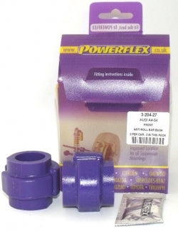 POWERFLEX PFF3-204-29 x2 Front Anti Roll Bar Bushing(29mm) AUDI A4 2WD(95-) A4/S4 Quattro(95-01)/VW Passat(96-05) Photo-0 