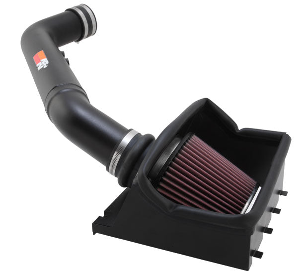 K&N 77-2582KTK Performance Air Intake System PERF. INTAKE KIT; FORD F250 V8-6.2L F/I, 2011-2016 Photo-0 