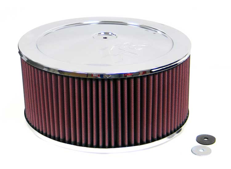 K&N 60-1250 Round Air Filter Assembly 7-5/16 FLANGE 11 DIA 7 H Photo-0 