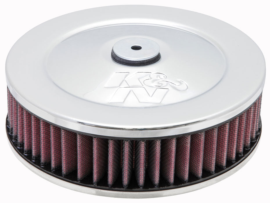 K&N 60-1030 Round Air Filter Assembly 2-5/8"FLG;7"D;3"H ASSY.W/VENT Photo-0 