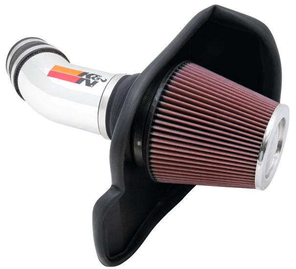 K&N 69-2545TP Performance Air Intake System TYPHOON; DODGE CHALLENGER V8-6.4L F/I, 2011-2017 Photo-0 