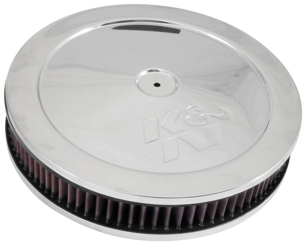 K&N 60-1130 Round Air Filter Assembly 2-5/8 FLNG 11 DIA 2-3/4 H VENT Photo-0 