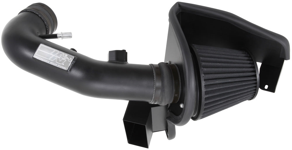 K&N 71-3527 Performance Air Intake System PERF. INTAKE KIT; FORD MUSTANG GT, 5.0L, 11-14 Photo-0 