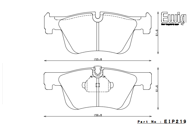 ENDLESS EIP219MX72 Front brake pads BMW F30/F31 Photo-0 