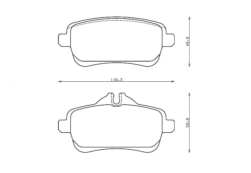 ENDLESS EIP231CCRg Rear brake pads MERCEDES-Benz A45 AMG (W176) Photo-0 