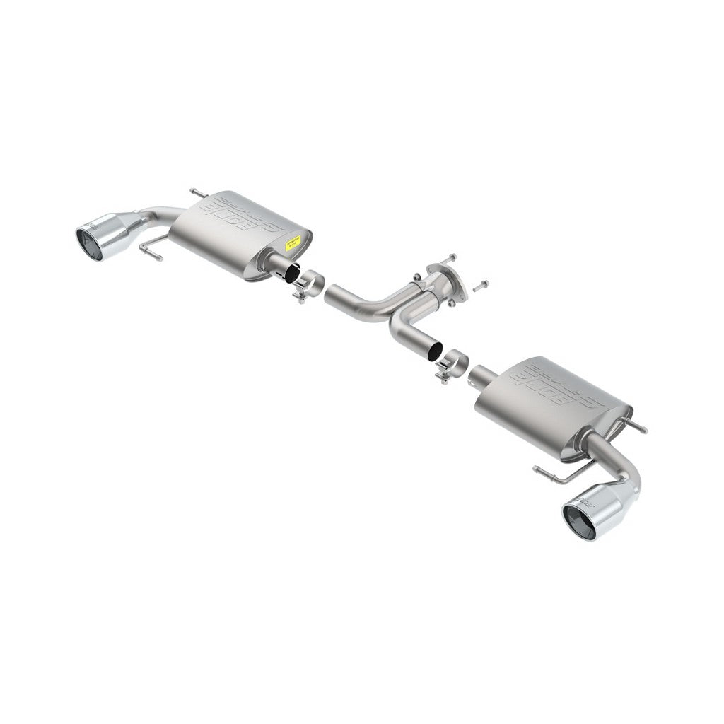 BORLA 11918 Rear Section, MAZDA 3 2.0 / 2.5L Tip №35, 2014-16, sound S-Type Photo-0 