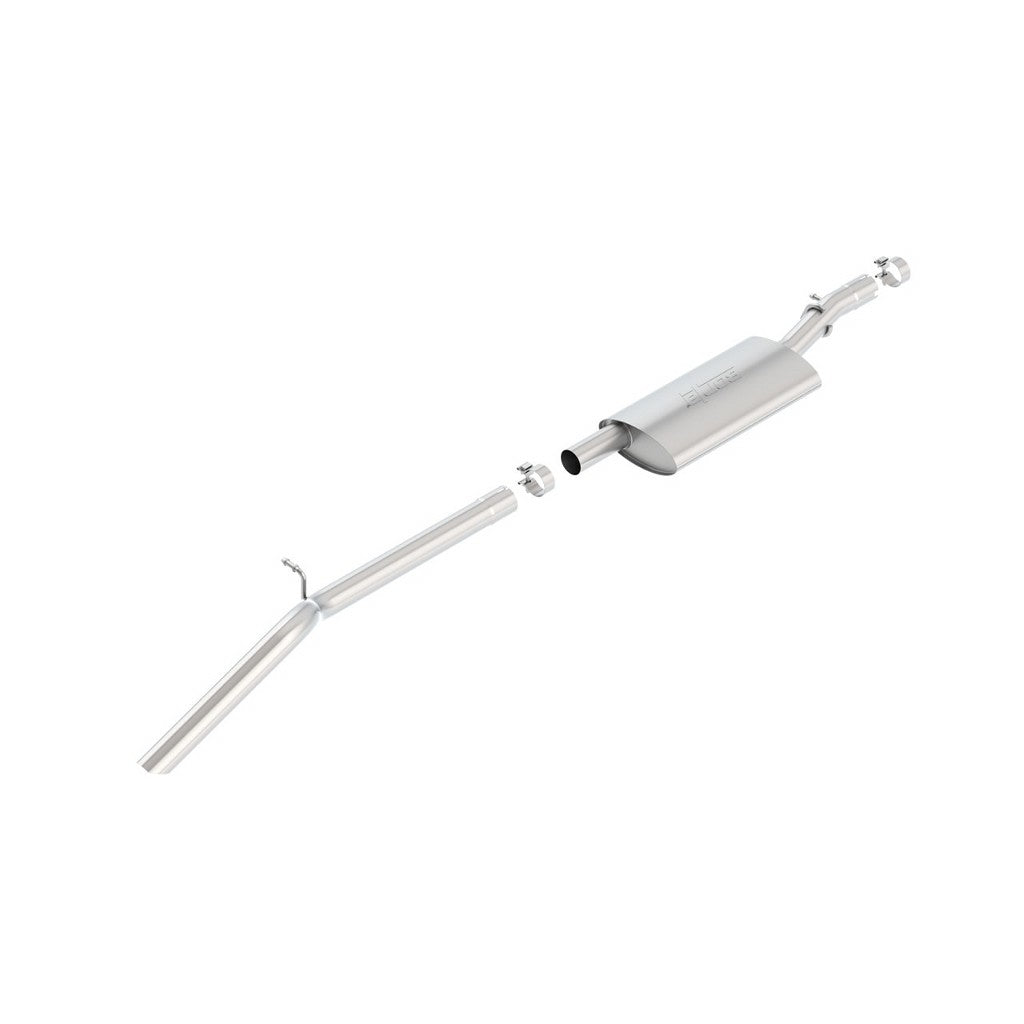 BORLA 140655 Cat Back Exhaust System, WRANGLER JK V8-3.8L "Climber" AWD 4DR, Tip №33, 2007-11, sound S-Type Photo-0 
