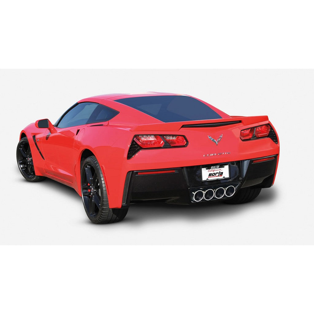 BORLA 11878 Rear Section, CORVETTE C7 V8-6.2L AFM, Without NPP, Tip №18, 2014-16, sound ATAK Photo-1 