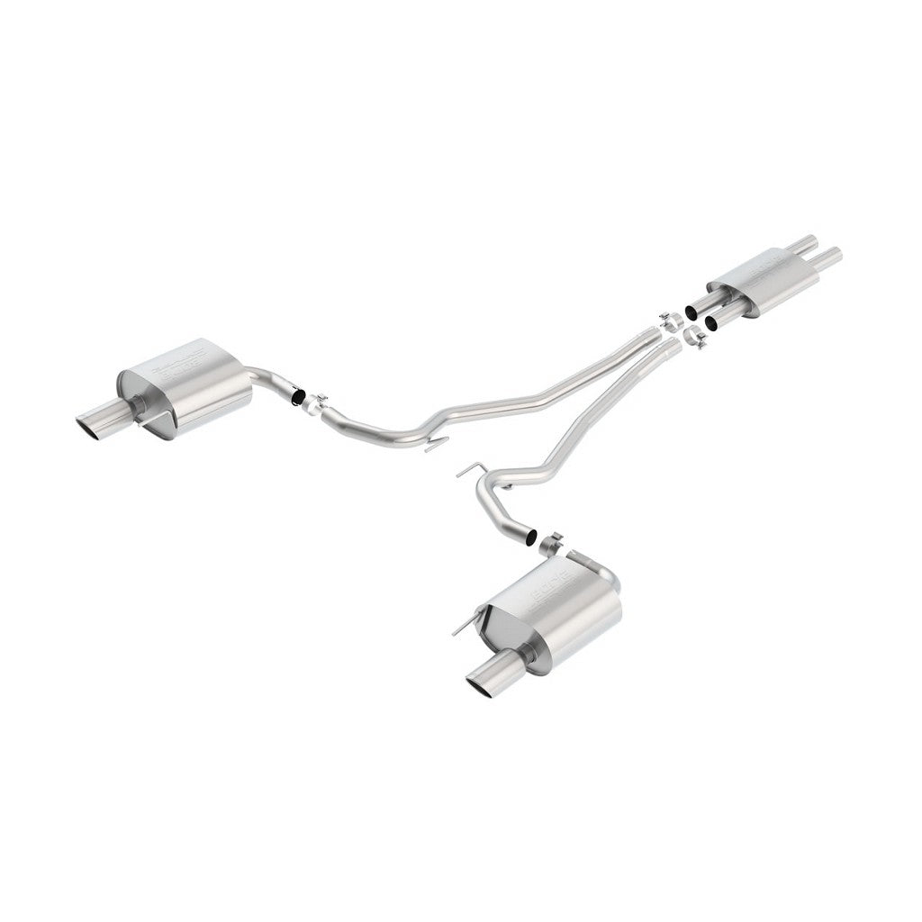 BORLA 140587 Cat Back Exhaust System, Mustang V6-3.7L, Tip №36, 2015-16, sound S-Type Photo-0 