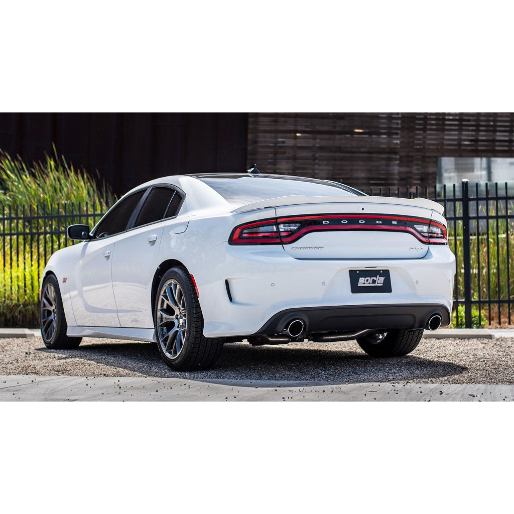 BORLA 140672 Cat Back Exhaust System, Charger SRT®392 / Scat Pack V8-6.4L RWDWith the system MDS, Tip №44, 2015-16, sound ATAK Photo-1 