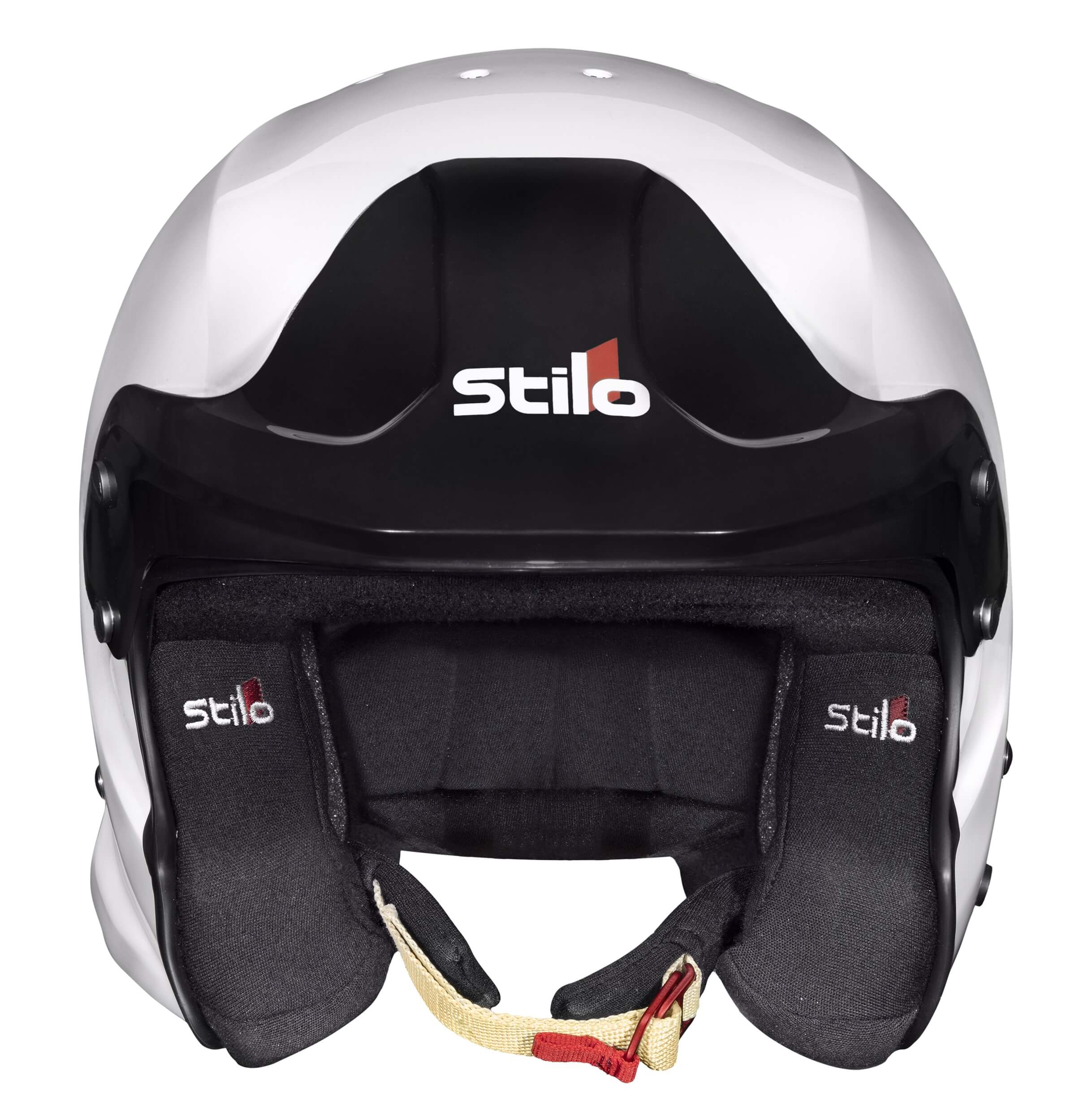 STILO AA0112AF2T540101 Venti TROPHY JET Composite Racing helmet, no HANS clips, FIA/SNELL 2020, white, size 54 Photo-0 
