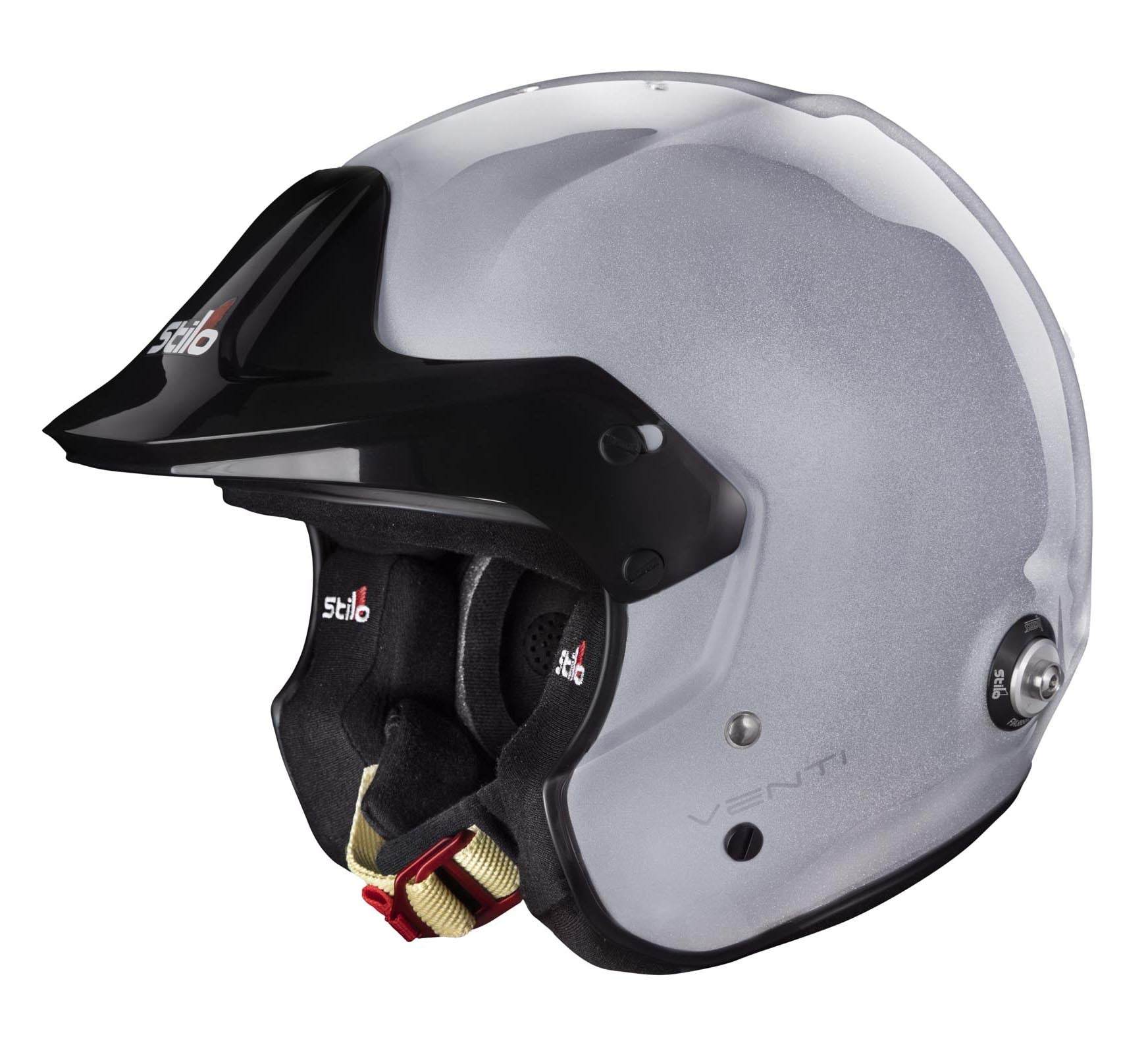 STILO AA0112AG2T59 Venti TROPHY JET Composite Racing helmet, HANS, FIA/SNELL 2020, silver, size 59 Photo-2 