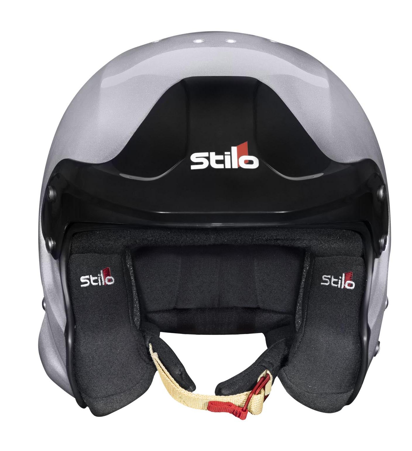 STILO AA0112AG2T54 Venti TROPHY JET Composite Racing helmet, HANS, FIA/SNELL 2020, silver, size 54 Photo-0 