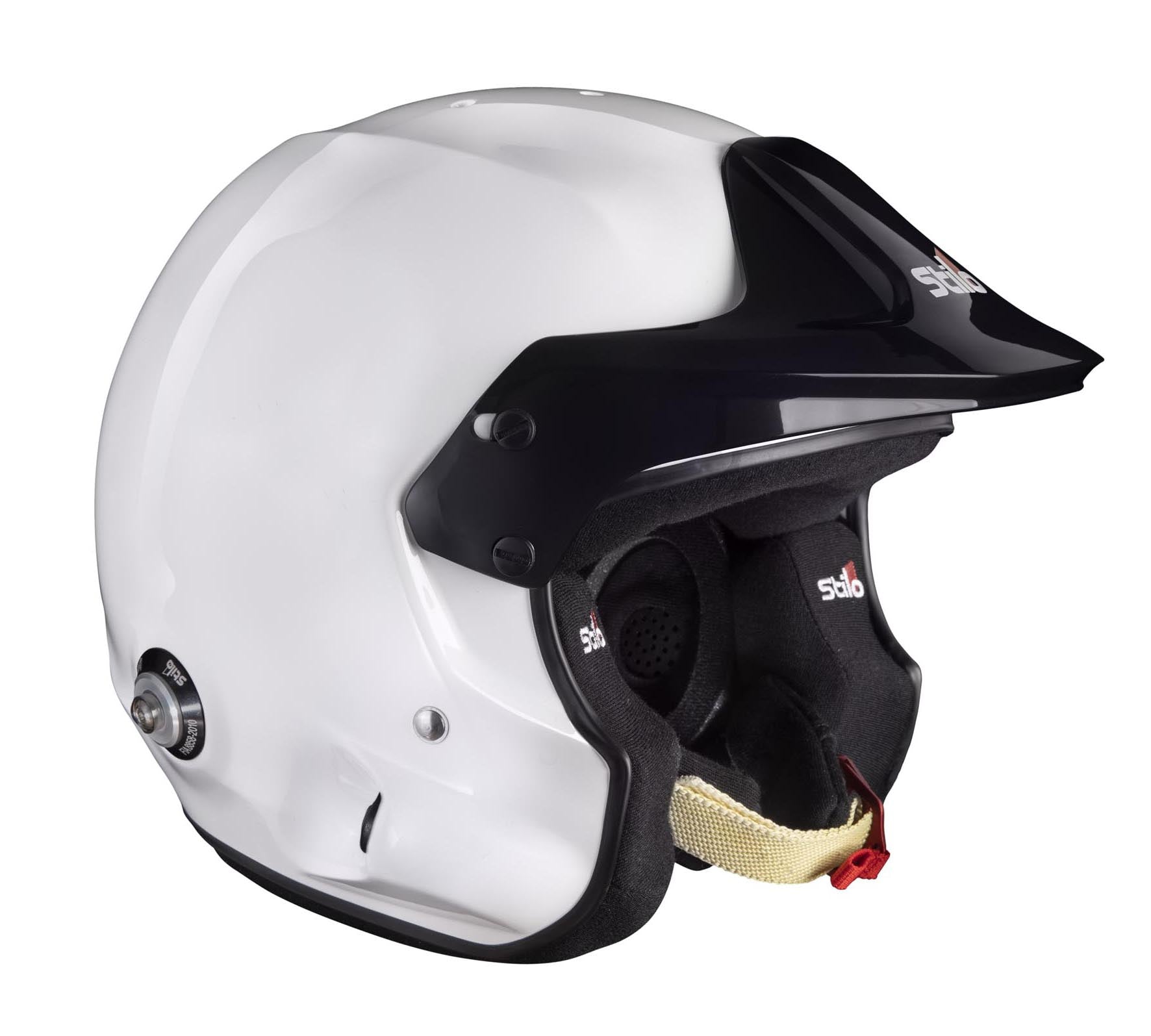 STILO AA0112AG2T550101 Venti TROPHY JET Composite Racing helmet, HANS, FIA/SNELL 2020, white, size 55 Photo-3 
