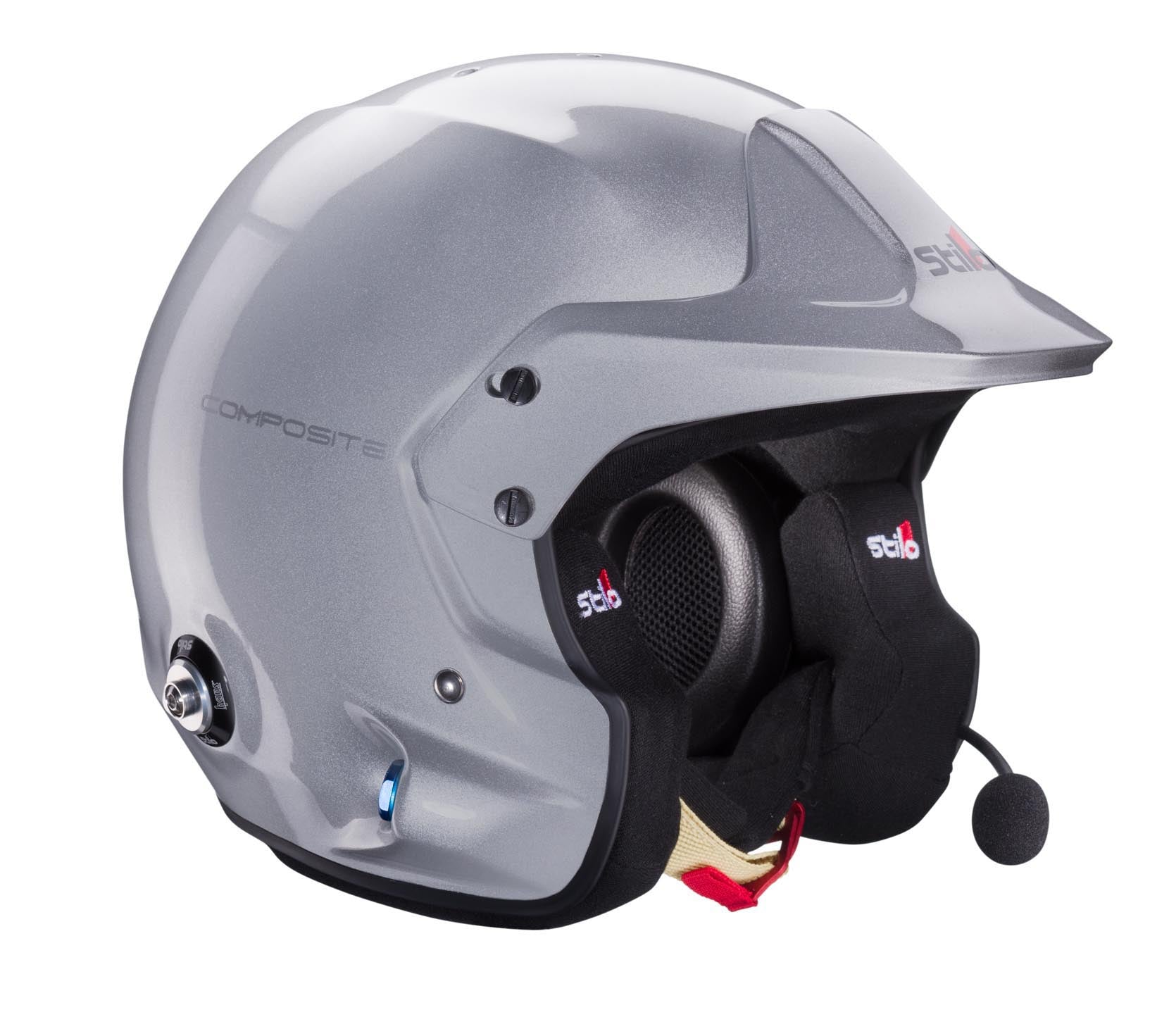 STILO AA0112EG2T54 Venti TROPHY PLUS Racing helmet, open face, intercom, FIA/Snell 2020, silver, size 54 Photo-1 